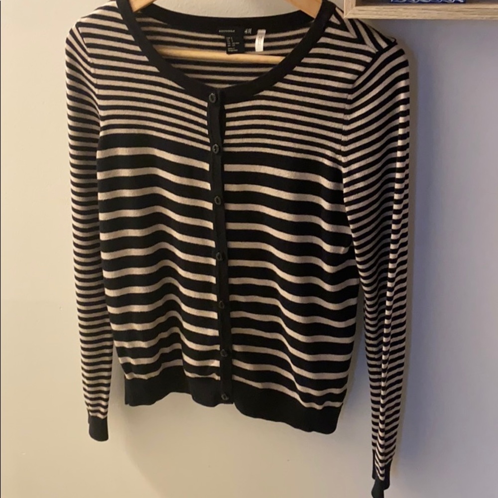 Striped cardigan